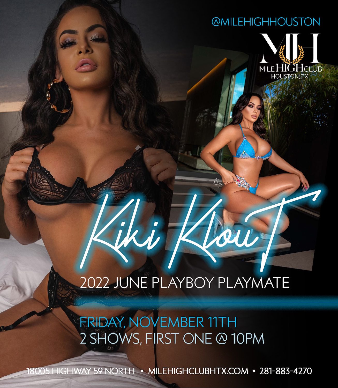 Join Kiki Klout At Houstons Mile High Gentlemens Club For One Night Only Asnhub