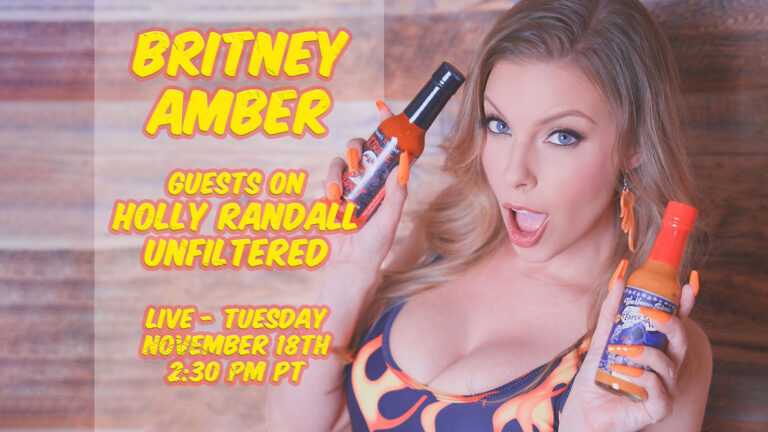 Britney Amber Returns To Holly Randall Unfiltered For Live Nov. 18 Show