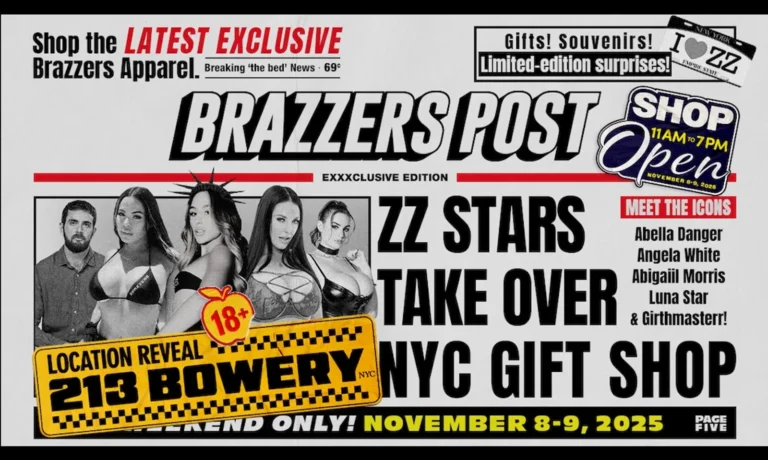Brazzers to Host Star-Powered Pop-Up in NYC’s Bowery